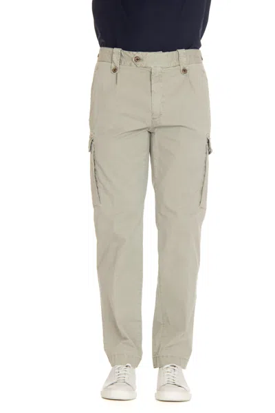 Myths Delavè Cotton Cargo Trousers Archivio Model Ares In Green