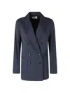 Myths Double-breasted Blazer In Blue