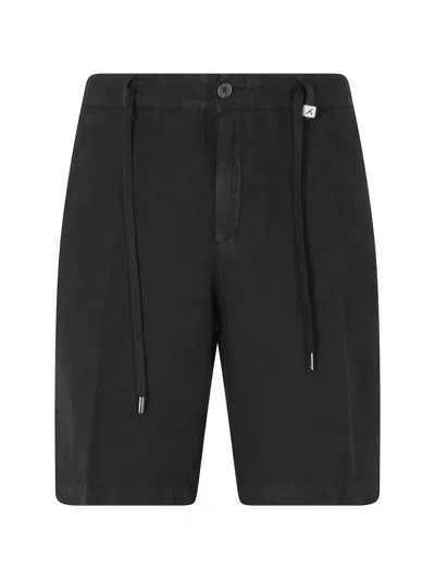 Myths Drawstring Elasticated-waist Shorts In Black
