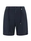 Myths Drawstring Elasticated-waist Shorts In Blue