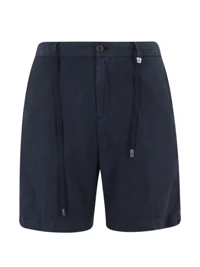 Myths Drawstring Elasticated-waist Shorts In Blue