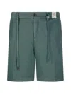 Myths Drawstring Shorts In Gold