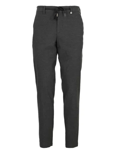 Myths Drawstring-waist Trousers In Gray