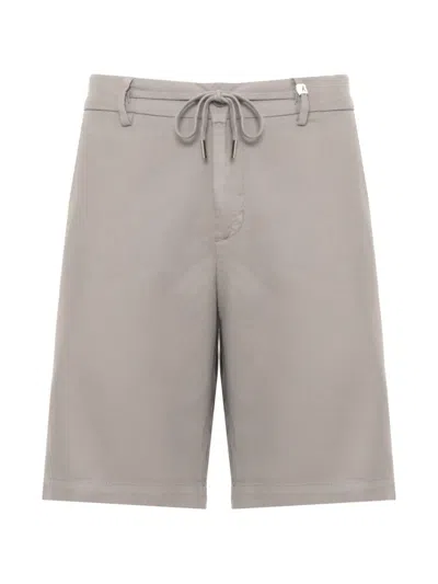 Myths Drawstring-wais Bermuda Shorts In Gray