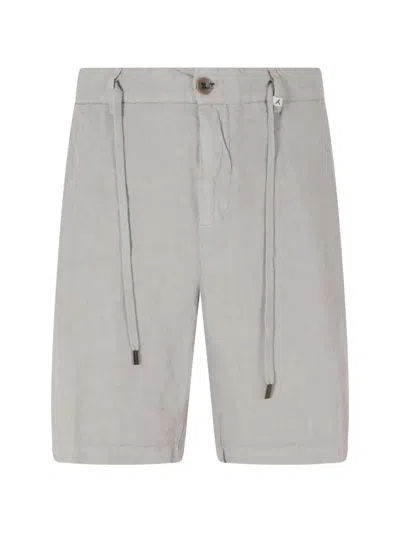 Myths Drawstring-waist Shorts In Gray