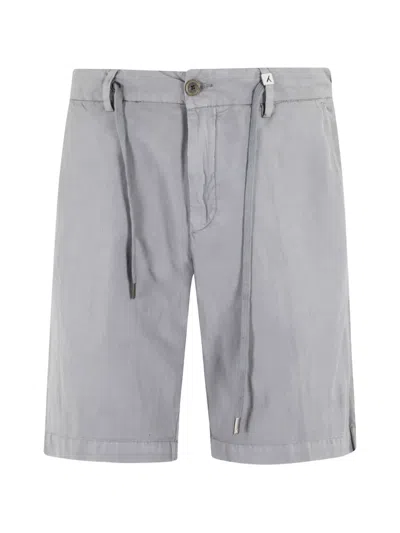 Myths Drawstring-waist Shorts In Gray