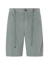 Myths Elasticated Drawstring Shorts In Green