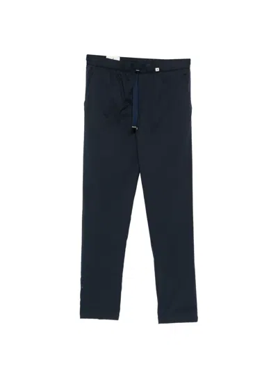 Myths Elasticated-waistband Trousers In Blue