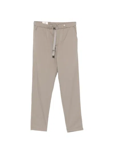 Myths Elasticated-waistband Trousers In Brown