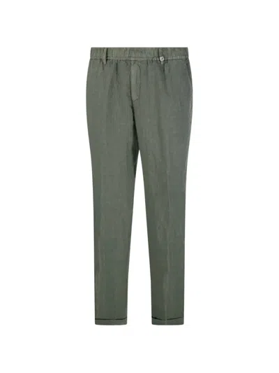 Myths Elasticated-waistband Trousers In Green