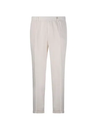 Myths Elasticated-waistband Trousers In Neutral