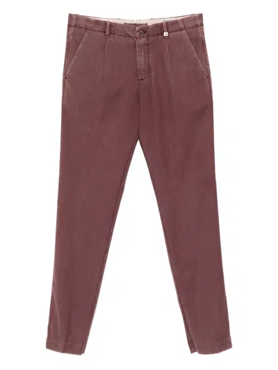 Myths Front-pleat Trousers In Brown