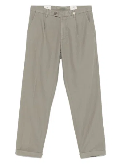 MYTHS GREY COTTON TROUSERS