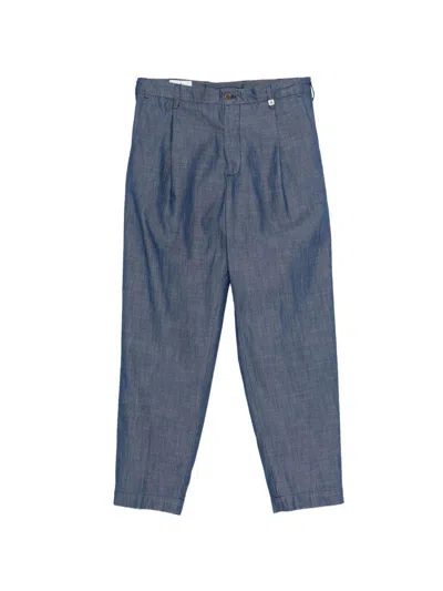 Myths Light Blue Cotton Trousers