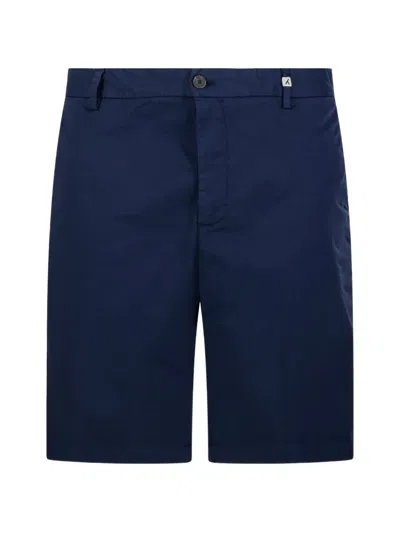 Myths Logo-detail Shorts In Blue