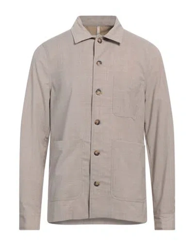 Myths Man Jacket Light Brown Size 40 Polyester, Wool, Elastane In Beige