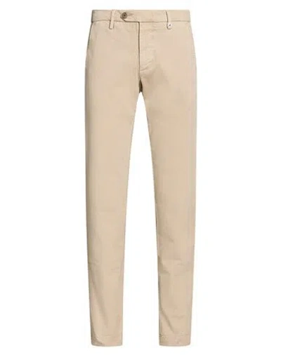 Myths Man Pants Beige Size 28 Cotton, Elastane In Neutral
