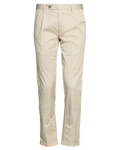 Myths Man Pants Beige Size 30 Cotton, Elastane In Neutral
