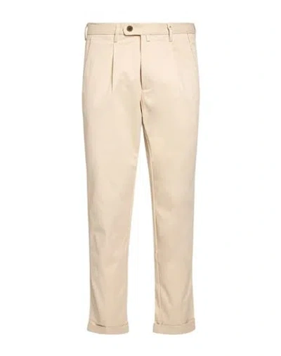 Myths Man Pants Beige Size 32 Cotton, Modal, Elastane In Neutral
