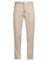 Myths Man Pants Beige Size 32 Cotton, Polyamide, Elastane In Sand