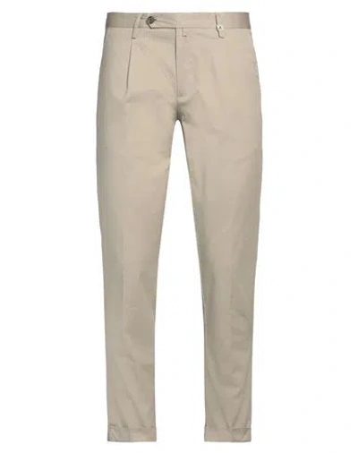 Myths Man Pants Beige Size 34 Cotton, Elastane