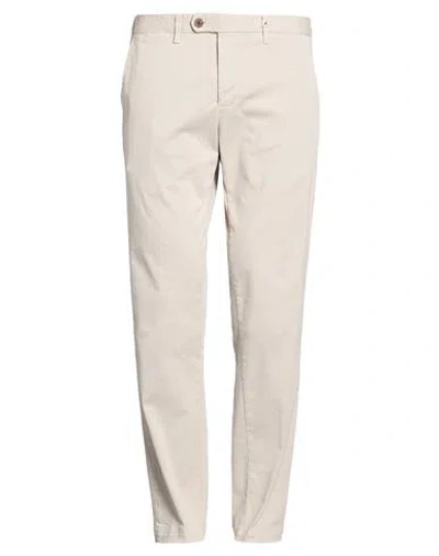Myths Man Pants Beige Size 34 Cotton, Elastane In Neutral