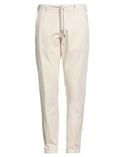 Myths Man Pants Beige Size 34 Cotton, Elastane In Sand