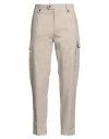 Myths Man Pants Beige Size 36 Cotton, Elastane