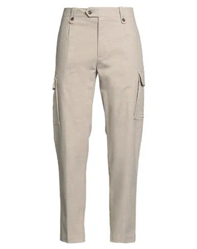Myths Man Pants Beige Size 36 Cotton, Elastane