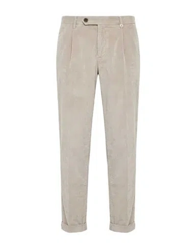 Myths Man Pants Beige Size 36 Cotton, Modal, Elastane In Neutral