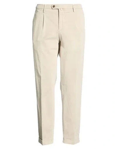 Myths Man Pants Beige Size 36 Modal, Cotton, Elastane In White
