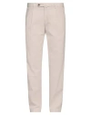 Myths Man Pants Beige Size 38 Cotton, Cashmere In Sand