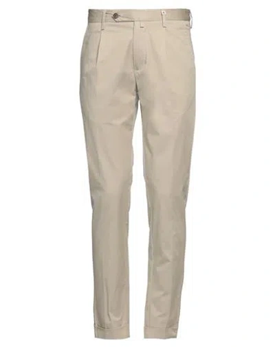 Myths Man Pants Beige Size 38 Cotton, Elastane