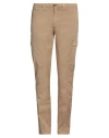 Myths Man Pants Beige Size 40 Cotton, Elastane In Beige