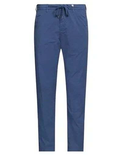 Myths Man Pants Blue Size 38 Cotton, Elastane