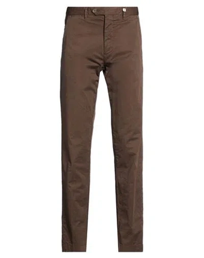 Myths Man Pants Brown Size 28 Cotton, Elastane