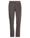 Myths Man Pants Brown Size 30 Cotton, Elastane In Brown