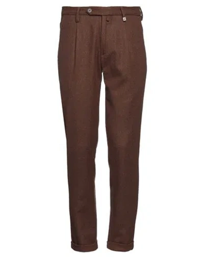 Myths Man Pants Brown Size 30 Wool, Polyamide, Polyester, Elastane