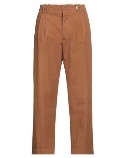 Myths Man Pants Brown Size 32 Cotton, Elastane