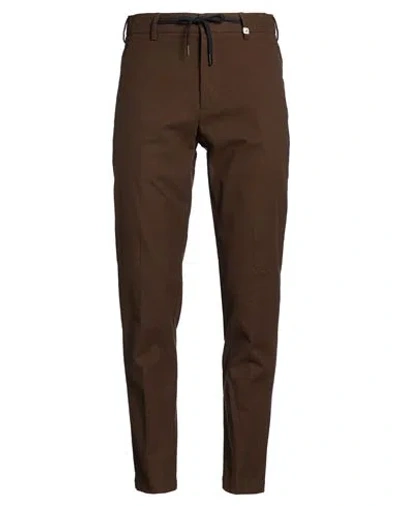 Myths Man Pants Brown Size 32 Cotton, Elastane