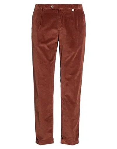 Myths Man Pants Brown Size 34 Cotton, Modal, Elastane