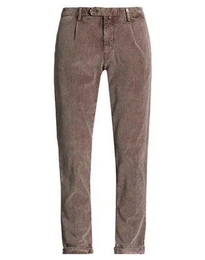 Myths Man Pants Brown Size 38 Cotton, Elastane