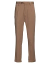 Myths Man Pants Brown Size 38 Cotton, Nylon, Elastane In Brown