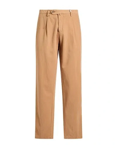 Myths Man Pants Camel Size 30 Cotton, Cashmere In Beige