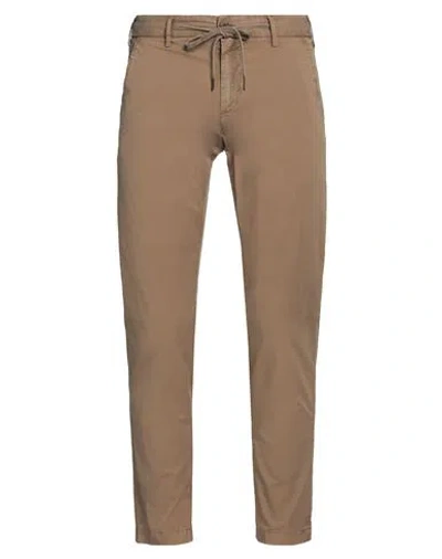 Myths Man Pants Camel Size 32 Cotton, Elastane In Beige