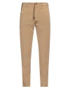 Myths Man Pants Camel Size 32 Cotton, Elastane In Beige
