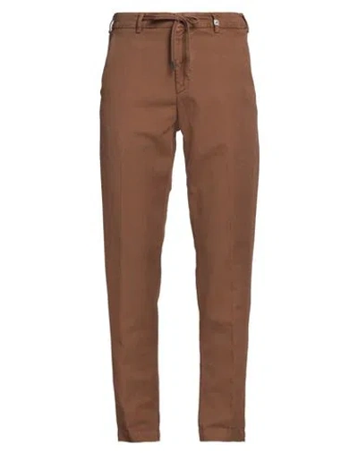 Myths Man Pants Camel Size 32 Cotton, Linen, Lyocell In Beige