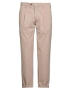 Myths Man Pants Camel Size 32 Polyester, Viscose, Elastane In Brown