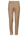 Myths Man Pants Camel Size 34 Virgin Wool In Beige