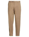 Myths Man Pants Camel Size 38 Cotton, Elastane In Sand